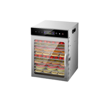 BanMo 10 Trays Roestvrijstalen Voedseldroger Machine Digitale Touch Control 400W 220V/110V Fruitdroger 24H Timer 30-90C
