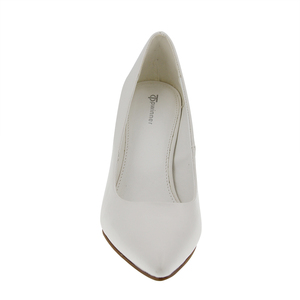Nuovo Design bianco tacco alto punta a punta discoteca Sexy Stiletto pompe da <span class=keywords><strong>donna</strong></span> tacchi sottili abito tinta unita scarpe da <span class=keywords><strong>donna</strong></span> - Product Image 4