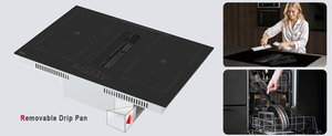 Cuisinière électrique 7200W à aspiration intégrée avec plaque à induction 30 pouces, vente directe usine 2026 - Product Image 6