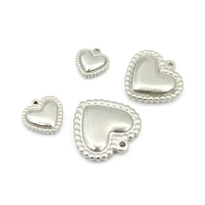 จี้รูปหัวใจสแตนเลส Anno Jewelry ผิวเรียบ สำหรับทำเครื่องประดับ DIY สร้อยข้อมือ สร้อยคอ - Product Image 5