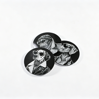 Sous-verres en MDF personnalisés en gros, supports vierges pour sublimation DIY, sous-verres carrés/ronds en bois avec support en liège pour bars et restaurants