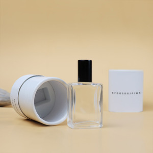 Refillable 10ml 15ml 30ml vuông trong suốt tinh dầu thủy tinh khử mùi cuộn trên chai có nắp đậy hộp 1oz - Product Image 5