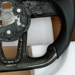 Ajuste para Audi A3 <span class=keywords><strong>A4</strong></span> A5 S3 S4 S5 RS3 RS4 RS5 B8.5 8P 8V B9 C7 A6 A7 RS6 RS7 A8 S6 S7 B8 R8 TT TTRS C8 <span class=keywords><strong>Volante</strong></span> de fibra de carbono - Product Image 3