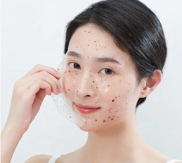 Koreanische USA Bio-Milch Hydro plastisches Kollagen Peel Off Rose Hydro Jellymask Gesichts puder Gesichts gelee Masken