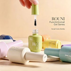 ชุดเจลทำเล็บยูวีอเนกประสงค์ ROUNI แบบผสมกาวติดเพชรสำหรับตกแต่ง 15 มล. ใช้กับหลอดไฟ LED 60 วินาที เป็นมิตรต่อสิ่งแวดล้อม ติดทนนาน - Product Image 3