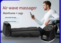 Appareil de massage à compression d'air à 4 chambres, machine électrique à pression d'air pour la récupération complète des pieds et des jambes, bottes de thérapie de récupération