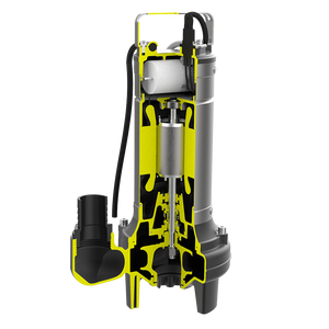 0.25kw 1/3HP thép không gỉ đôi kênh hiệu quả cao chìm nước thải bơm với Float chuyển - Product Image 2