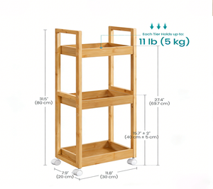 <span class=keywords><strong>Étagère</strong></span> de rangement écologique, <span class=keywords><strong>petite</strong></span> unité de rangement <span class=keywords><strong>sur</strong></span> <span class=keywords><strong>roulettes</strong></span>, organisateur de fournitures artistiques avec <span class=keywords><strong>roulettes</strong></span> - Product Image 5