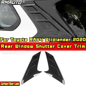 For RAV4 Wildlander Body Kit Glossy Black <b>Window</b> Louver Side <b>Vent</b> Trim for Toyota RAV4 Wildlander 2020 Car Accessories - Product Image 4