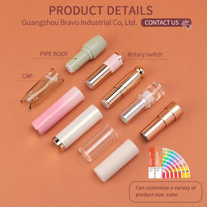 Tube <span class=keywords><strong>de</strong></span> rouge à lèvres/baume à lèvres créatif translucide en forme <span class=keywords><strong>de</strong></span> diamant, personnalisable avec logo - Product Image 4