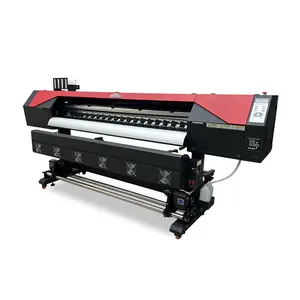 Printer inkjet multifungsi industri 79 inci 65 ft 4 kepala printer nonair ramah lingkungan untuk Poster spanduk