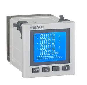 Fabriek Custom Meter Serie Digitale Led Multifunctionele 3 Fase Ct Nominale Kwh Meter Met Huidige Display Prijs