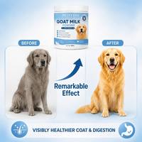 Poudre de Lait de Chèvre Naturel en Gros – Remplaceur de Lait pour Chiots, Chiens Adultes et Seniors – Riche en Protéines, Calcium et Soutien Immunitaire pour la Santé