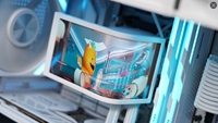 Radiateur CPU incurvé à haute efficacité 360 mm, écran LCD, refroidissement liquide ARGB, refroidisseur d'eau pour CPU, refroidisseur liquide AIO pour boîtier d'ordinateur