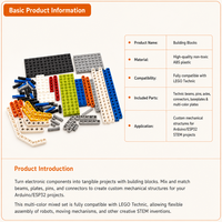 Kit STEM de Programación Electrónica QMY ESP32-S3 PH2.0, Bloques de Codificación de Robots de Simulación Virtual Plug-and-Play, Educación de IA con Voz