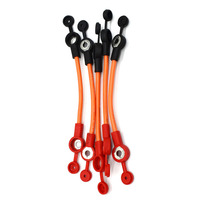 Cable de conexión de batería de vehículo eléctrico naranja personalizado, PVC para 6-triciclo, Accesorio de conexión, cubierta de cadena de batería