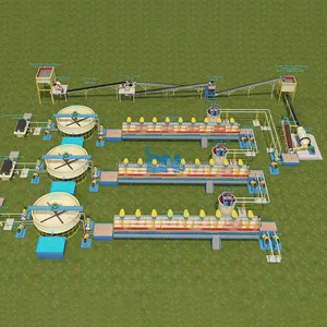 Máquina de separação de flotação de mineração conjunto completo planta de processamento de cobre e cobalto