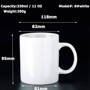ModernQiu Nuevo diseño de moda personalizado 11oz Taza de café de cerámica - Product Image 6