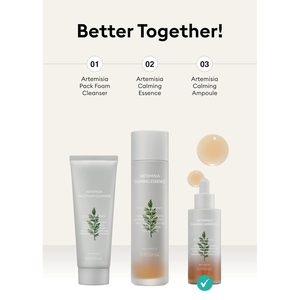 มิชชา อาร์เทมิเซีย คาล์มมิ่ง แอมพูล 50 มล. เซรั่มบำรุงผิวหน้า สำหรับผิวแพ้ง่าย ผลิตภัณฑ์บำรุงผิวจากเกาหลี - Product Image 4