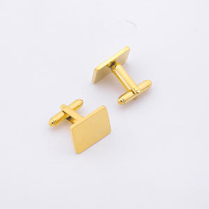 Фабрика производит стильные атмосферные запонки для рубашек из нержавеющей стали пустые аксессуары ручной работы - Product Image 3