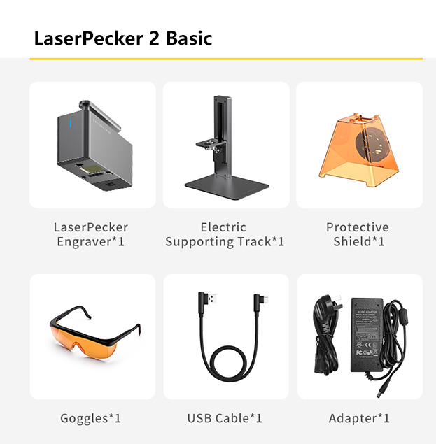 Laserpecker 2 Engraver and Cutter - DIY Tool for All Materials Laserpecker 2 Engraver and Cutter - DIY Tool for All Materials