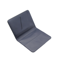 Sarung paspor sederhana kulit PU PVC Rfid, dompet tempat paspor perjalanan