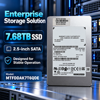 SSD Lenovo Original Pull Enterprise 7.68TB 2.5" SATA 6Gb/s Model 5210 MTFDDAK7T6QDE Solid State Drive
