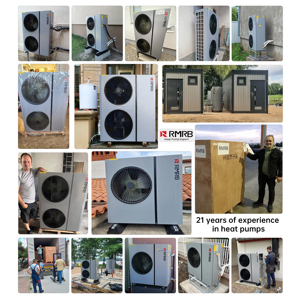 Bomba de Calor de Aire a Aire EVI R290 de 15.6kW, A+++ ERP, WiFi, Calefacción, Refrigeración, Agua Caliente, HVAC, OEM, ODM para Uso Residencial en Europa - Product Image 6