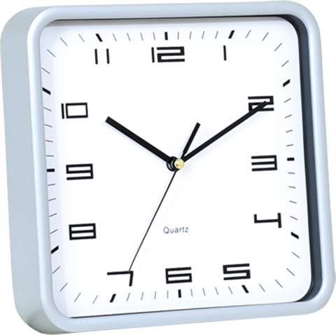 8 Inch Square Stable Small Size Modern Wall Clock Bedroom Hotel Shops Stylish Deco Profitable Price Good Quality Gift Promotion