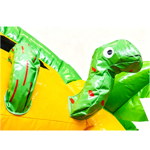 Nouveauté : Château gonflable dinosaure avec toboggan, pour usage commercial et location, unité combinée gonflable - Product Image 3