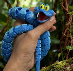 Juguete de Serpiente de Plástico Impreso en 3D con Articulaciones Móviles y Diseño Realista de Animal para Regalo Infantil - Product Image 5