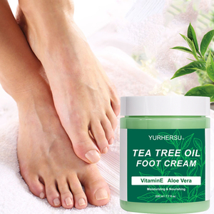 YURHERSU crème de soin des pieds élimination de la peau morte crème pour les pieds huile d'arbre à thé peau sèche fissurée hydratante pieds secs huile d'arbre à thé - Product Image 1
