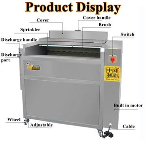 Machine à polir les racines industrielles pour éplucher les légumes Machine à polir les pommes <span class=keywords><strong>de</strong></span> terre - Product Image 4