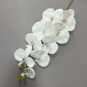 Orquídeas Cymbidium Artificiales al por Mayor, Color Blanco y Rosa, Tacto Real, 3D, Flores de Orquídea Cymbidium Phalaenopsis - Product Image 5
