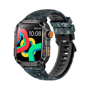Montre connectée GPS HT36 avec lampe torche, étanche 3ATM, pour hommes, avec écran HD de 2,01 pouces, appels Bluetooth, surveillance de la santé, montre de sport - Product Image 1