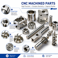 Servicio de Mecanizado de Metales CNC de Precisión Personalizado, Piezas de Torneado y Fresado de Acero Inoxidable, Aluminio y Titanio, Fabricante OEM
