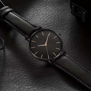 Relojes Casuales para Hombre, Relojes de Negocios Sencillos de Cuero Sintético, Relojes de Cuarzo para Hombre, Elección Ideal para Regalos - Product Image 4