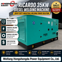 Générateur de soudage à l'arc industriel silencieux Ricardo Diesel 35 kW, 500 A, double sortie 400 A, combo, prix usine, certifié CE ISO 9001