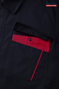 Người đàn ông của phản quang sọc an toàn bảo hộ lao động Áo sơ mi phù hợp với chất liệu polyester sleevs Áo sơ mi - Product Image 6