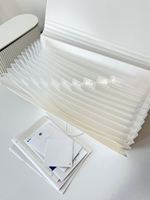 Scatola portadocumenti grande in plastica PP di alta qualità personalizzata A4 24 tascabile Organizer per cartelle espandibili per forniture per ufficio