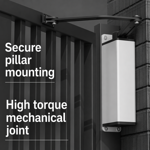 Ouvre-porte battant moderne en alliage d'aluminium avec moteur DC sans balais, capacité de charge de 260 kg, utilisation facile pour les portes commerciales et hôtelières - Product Image 3