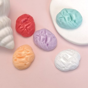 Breloques pour boucles d'oreilles, chewing-gum mignon, bonbons <span class=keywords><strong>de</strong></span> dessin animé, résine DIY, plat, alimentaire, cabochon, pendentif <span class=keywords><strong>de</strong></span> bijoux, cadeau fait <span class=keywords><strong>maison</strong></span> - Product Image 1