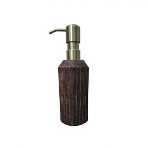 Wood <b>Soap</b> Dispenser for Home Decor Quality Bathroom use Handmade Manufacturer 100% Natural Wooden Bathroom Set - Product Image 1