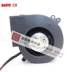 พัดลมระบายความร้อนแบบกังหัน Sanyo Denki รุ่น 9BMB24P2K22 24V 1.62A สำหรับใช้งานในอุตสาหกรรม - Product Image 4