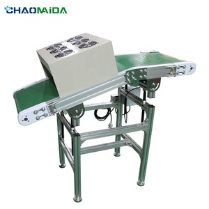 लहर मिलाप पीसीबी पीवीसी ग्रीन बेल्ट विधानसभा छोटे कन्वेयर तालिका मशीन औद्योगिक प्रशंसकों के साथ झुकाना कन्वेयर बेल्ट - Product Image 1