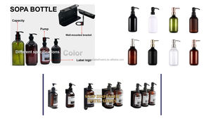 Dispensador de Champú Doble con Cerradura para Hotel, Dispensador de Jabón y Gel de Ducha Montado <span class=keywords><strong>en</strong></span> la Pared para Baño, Hogar y Oficina - Product Image 5