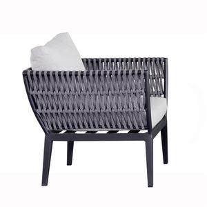 Sofá cómodo de alta calidad, juego de muebles de exterior, juego de sofás de exterior de cuerda, juego de muebles de exterior blanco - Product Image 3