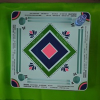 Table de Mahjong Octogonale Pliable Flottante Style Américain en EVA avec Sac de Transport Personnalisable pour 4 Joueurs