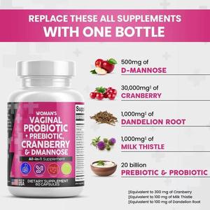 OEM donne probiotici integratore Halal vitamina <span class=keywords><strong>c</strong></span> <span class=keywords><strong>Cranberry</strong></span> pillole probiotiche <span class=keywords><strong>Cranberry</strong></span> capsule - Product Image 2