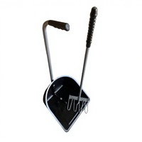 Ensemble d'outils de nettoyage robustes pour écuries, râteau à fumier et pelle à poussière en plastique antirouille pour ferme équine